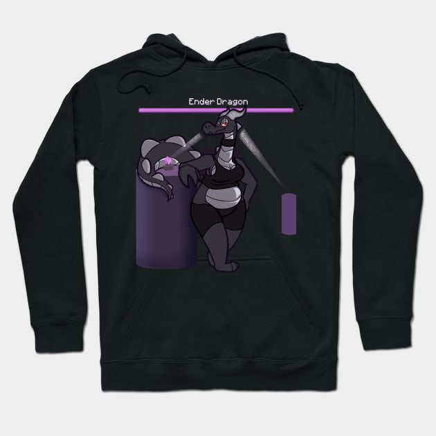 Enderdragon Chilling Hoodie by arosenbomb